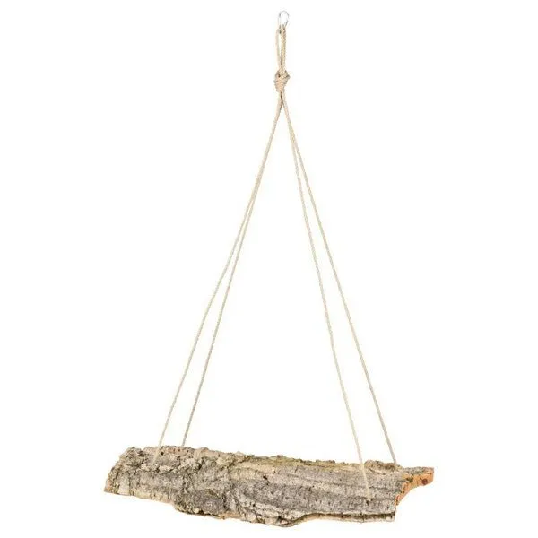 Kork-Deko Kork-Deko Große Vogel-Schaukel für Volieren aus Naturkork-Rinde, flach 50x20 cm – Produktbild 2 von 6