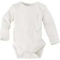 HANS NATUR Baby Langarmbody Bio-Baumwolle off white Gr. 74/80 – Produktbild 1 von 1