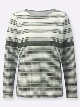 Witt Streifenshirt reseda-weiß-geringelt – Produktbild 1 von 1
