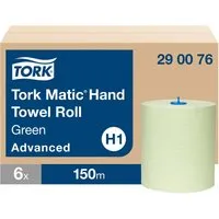 Tork Tork Matic Papierhandtücher "Advanced H1" 6 Rollen, grün – Produktbild 1 von 1
