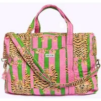 KIKOONI KIKOONI handgefertigte große Reisetasche " TRAVELER BAG ", Poppy tiger candy, – Produktbild 1 von 1
