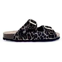 thies Vegane "thies ® Rec Velvet Leo Sandale" aus rec. PES, Beige leo, – Produktbild 1 von 1