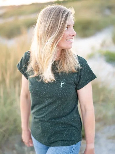 FUXBAU FUXBAU Frauen fux T-Shirt - neps, Grün neps, – Produktbild 4 von 4