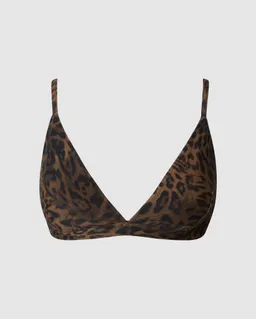 Understatement Understatement Damen vegan Bikinioberteil Triangle Dark Leopard – Produktbild 1 von 1