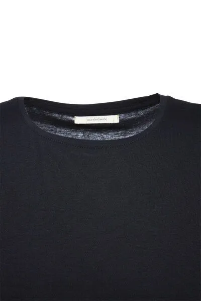 Wunderwerk Wunderwerk Herren T-Shirt aus Bio Baumwolle & Modal (Edelweiss®) "Metro core tee male", Schwarz (black 900), – Produktbild 3 von 4