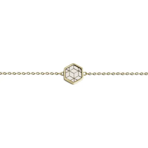 BeWooden BeWooden Armbänder mit Holzdetail - Motiv Hexagon, Virie, – Produktbild 1 von 4