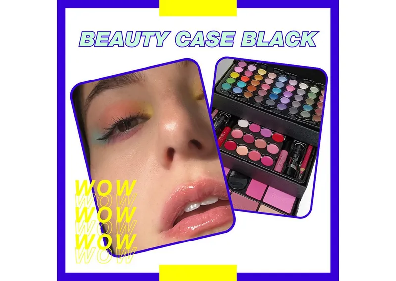 ZMILE COSMETICS Kosmetik-Koffer BEAUTY CASE BLACK, 82-tlg., mit veganer Formulierung, Bunt|schwarz, – Produktbild 5 von 5