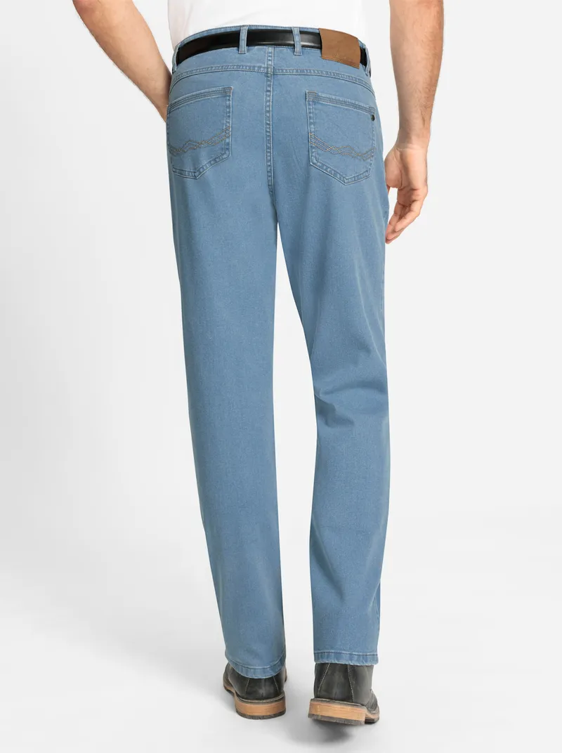 marco donati 5-Pocket-Jeans blue-bleached, Blue-bleached, – Produktbild 2 von 3