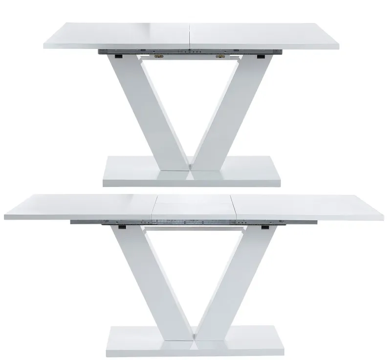 OTTO home Esstisch ausziehbar Andy (Tisch, Esstisch), mit Auszugsfunktion, 2 Breiten (140-180 cm oder 180-220 cm), Weiß, – Produktbild 1 von 8