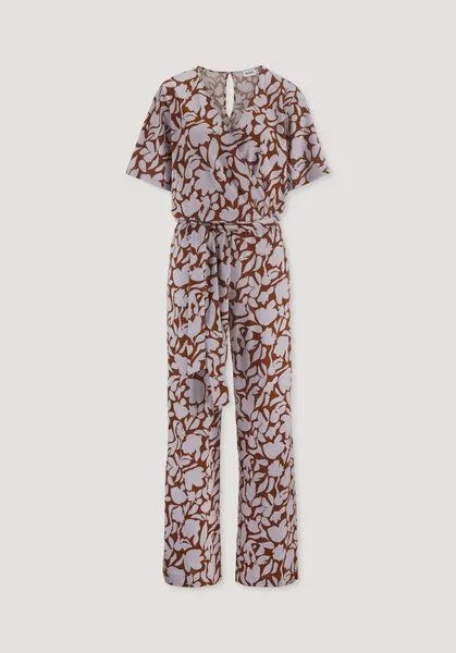 hessnatur hessnatur Print Jersey Overall Regular aus reiner Bio-Baumwolle, Pastell lavendel, – Produktbild 4 von 4