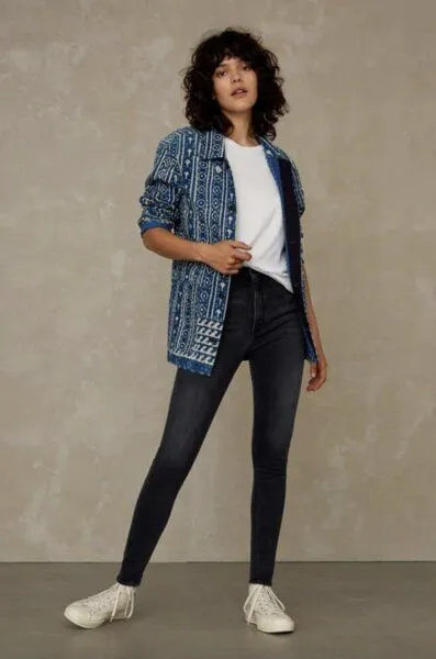 Kings Of Indigo Kings Of Indigo Jeans - Christina High, Schwarz (rover vintage black), – Produktbild 4 von 5