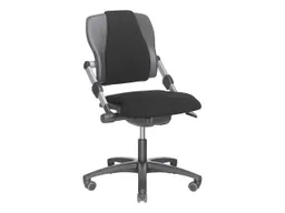 HAG HAG Bürodrehstuhl "H03 340" Gestell sw, FK Kunststoff, Stoff: 100 % RC-Polyester, sw – Produktbild 1 von 1