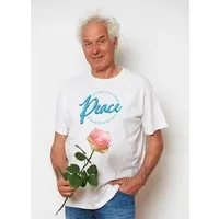SPARKLES OF LIGHT SPARKLES OF LIGHT Yoga Shirt | PEACE WITH YOU & ME, Weiss, – Produktbild 1 von 1