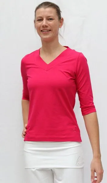 ESPARTO ESPARTO Halbarm-Shirt "Sundar", Raspberry, – Produktbild 4 von 4