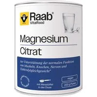 Raab Vitalfood Raab Vitalfood Magnesiumcitrat-Pulver, 200 g – Produktbild 1 von 1