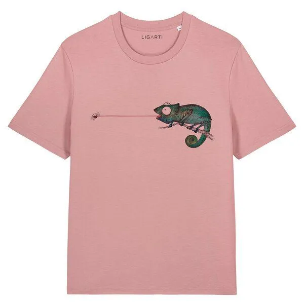 LIGARTI LIGARTI T-Shirt – Fliegenfänger, Altrosa, – Produktbild 1 von 4
