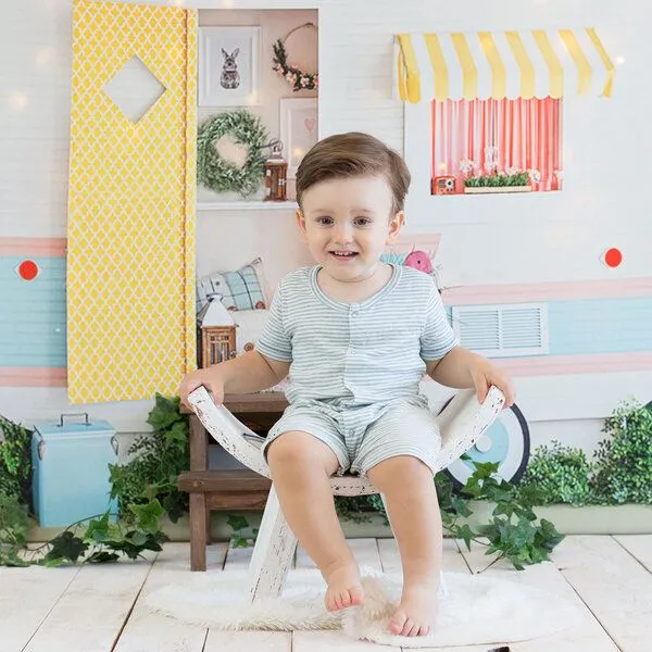 OrganicEra Baby Strampler, gestreift 'OrganicEra' aus Bio-Baumwolle, Grün, – Produktbild 2 von 4