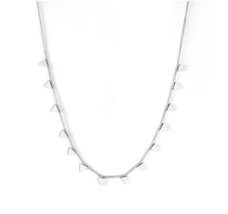 ELEKTROPULLI ELEKTROPULLI Feine Dreieck Kette, Silber, – Produktbild 2 von 3