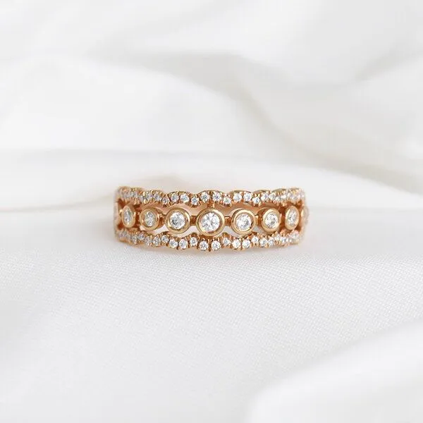 Eppi Eppi Ring mit Lab Grown Diamanten Daan, Rosa, – Produktbild 2 von 4