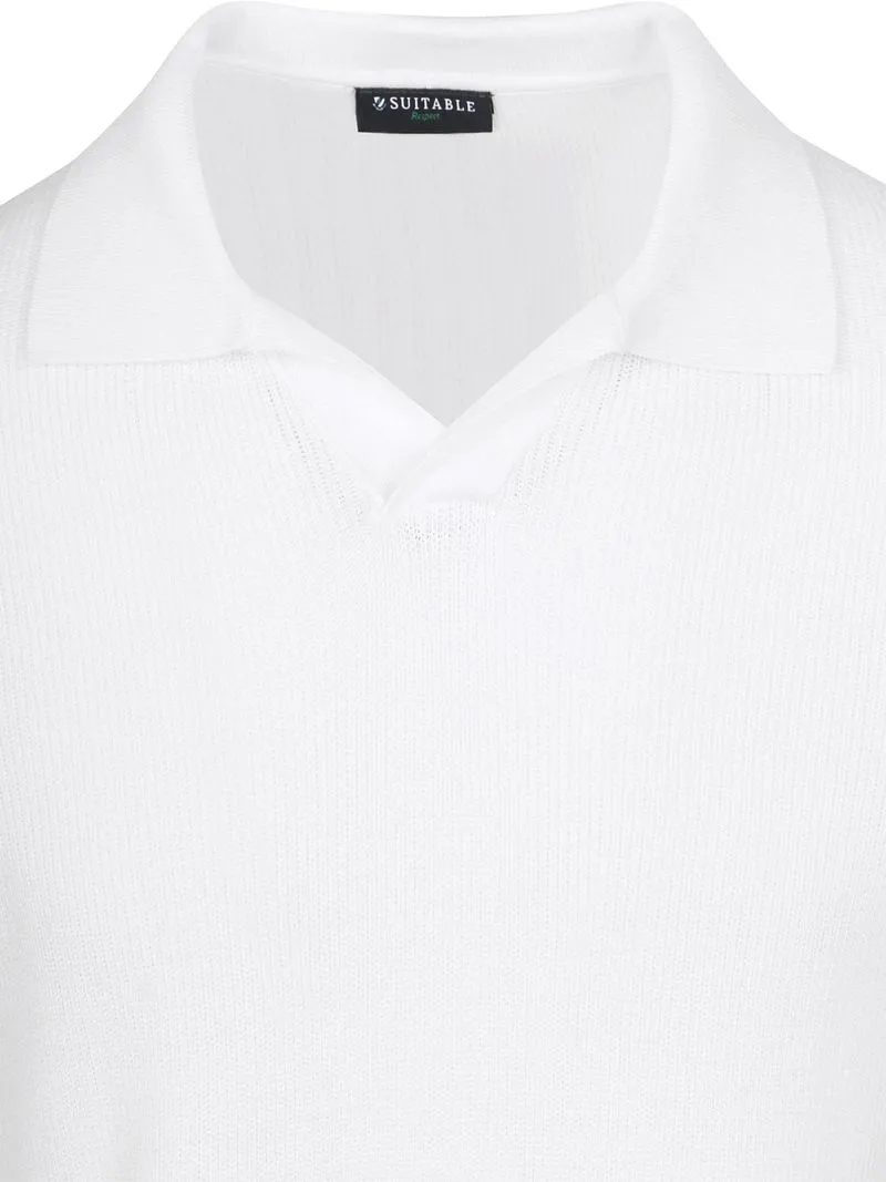 Suitable Suitable Strick-Pullover Riva Knit Ecru - Größe M, Weiß, – Produktbild 4 von 5