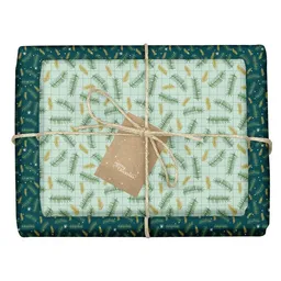 dabelino dabelino Geschenkpapier Set: Weihnachten "Tannenzweige / kariert" – Produktbild 1 von 1