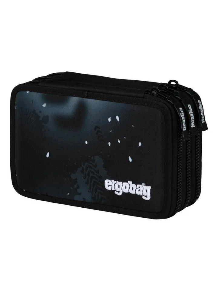 Ergobag Ergobag Federmäppchen Maxi Mäppchen, (1-tlg), mit Stiften befüllt, Grau, – Produktbild 7 von 7