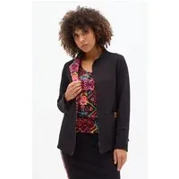 KOKOworld KOKOworld Damen Blazer TICA aus nachhaltiger Bio-Baumwolle, Black telar (schwarz), – Produktbild 1 von 1