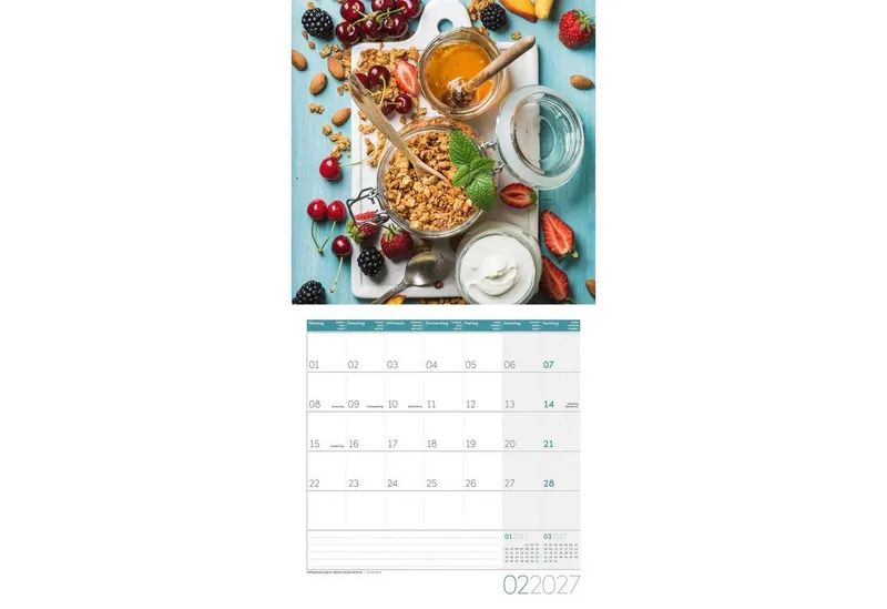 Ackermann Wandkalender Food Kalender 2027 - 30x30 - Art12 – Produktbild 3 von 3