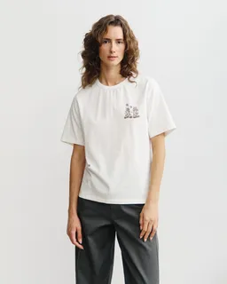 Rotholz Rotholz Damen vegan T-Shirt Caterpillar Weiß – Produktbild 1 von 1