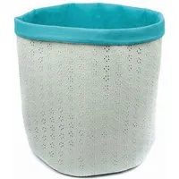 El Puente El Puente Wäschekorb "Ocean Breeze" | Fair Trade & Handmade aus Indien – Produktbild 1 von 1