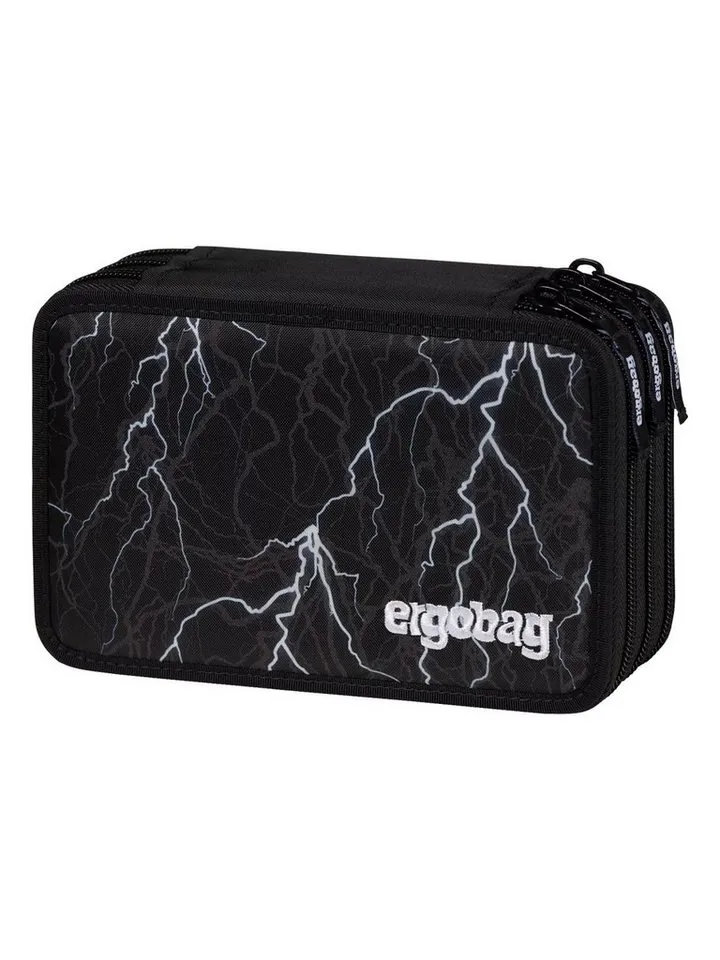Ergobag Ergobag Federmäppchen Maxi Mäppchen, (1-tlg), mit Stiften befüllt, Schwarz, – Produktbild 8 von 8