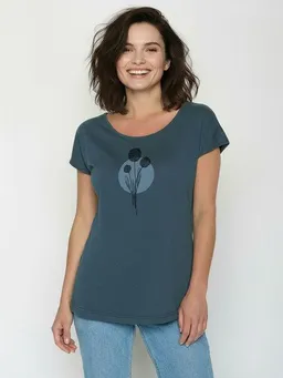GreenBomb GREENBOMB Nature Allium Cool - Lässiges T-Shirt aus Bio-Baumwolle / hochwertiger Print / GOTS / Fair & Vegan – Produktbild 1 von 1