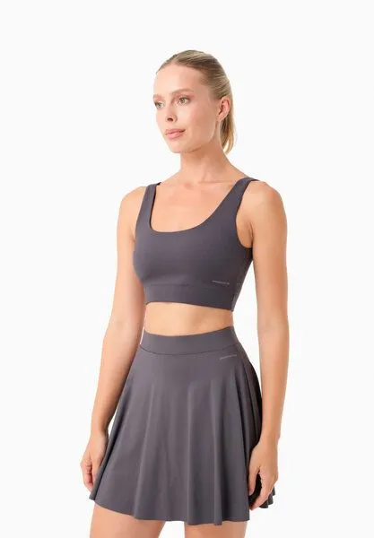 ORGANICATION ORGANICATION BESS | Sportliches Bralette aus recyceltem Polyamid, Shadow, – Produktbild 1 von 4