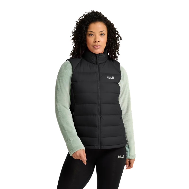 Jack Wolfskin Jack Wolfskin Wild Pass Down Vest Women Warme Fleeceweste Midlayer 3-in-1 System Damen XS black, Black, – Produktbild 1 von 2
