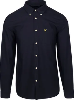 Lyle and Scott Lyle & Scott Shirt Plain Oxford Navy - Größe S – Produktbild 1 von 1