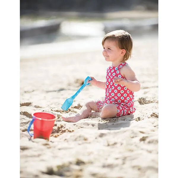 Frugi Frugi Latzhose Raspberry Flower Spot Sommerhose – Produktbild 2 von 3