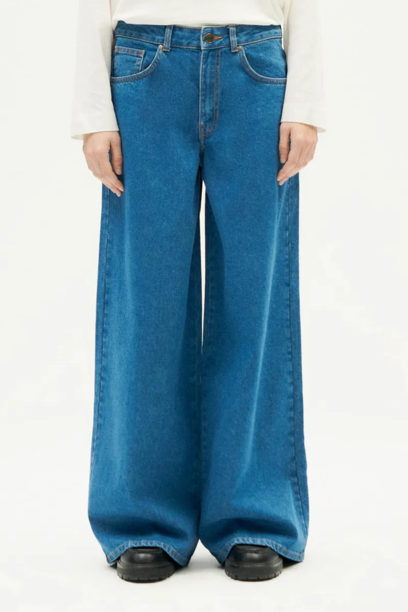 thinking mu Thinking MU Damen vegan Jeans Hedda Blau, Blau, – Produktbild 2 von 2