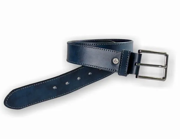 Greenbelts Greenbelts Herren Ledergürtel JACK, Blau, – Produktbild 3 von 3