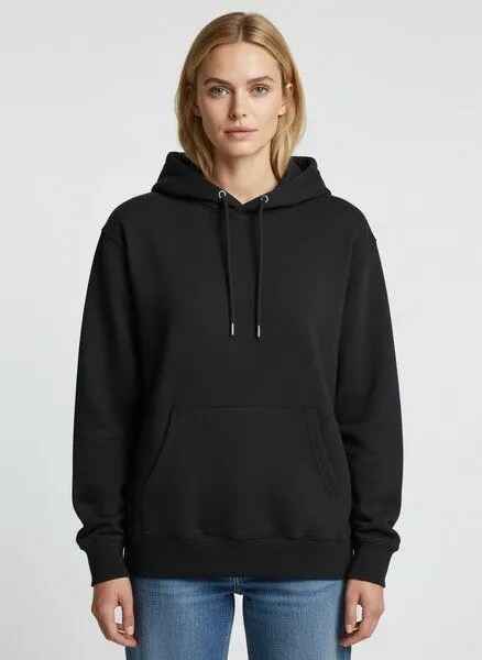 UNIPOLAR UNIPOLAR Basic Hoodie Modell: Crossing, Black, – Produktbild 2 von 3