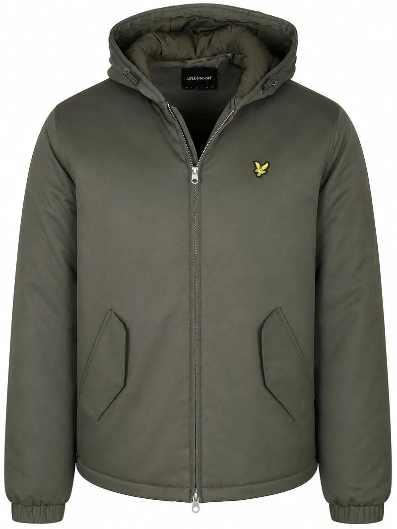 Lyle and Scott Lyle & Scott Jacke Hooded Olive - Größe XL, Dunkelgrün, – Produktbild 1 von 5
