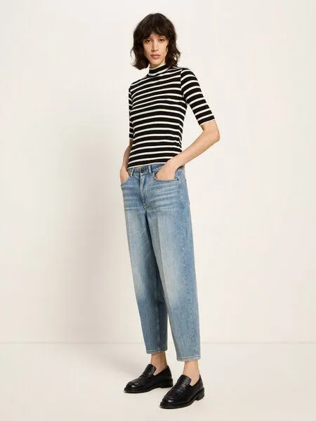 LANIUS LANIUS Tapered Jeans (GOTS) aus Bio-Baumwolle, Blue, – Produktbild 1 von 4