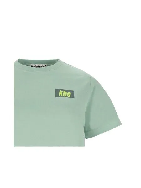 kleiderhelden kleiderhelden kheTee W 215gr "Letterbox", regular fit, T-Shirt aus regenerativer Baumwolle, Mint, – Produktbild 3 von 3