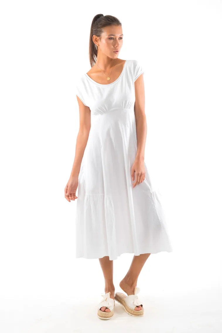 RAVENS VIEW IBIZA RAVENS VIEW IBIZA Damen vegan Kleid Anne White, Weiß, – Produktbild 2 von 2