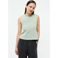 Givn Berlin Givn Berlin Stricktop GBSHIRLEY cropped aus Bio-Baumwolle im Jacquard Muster, Light mint (jacquard), – Produktbild 1 von 1