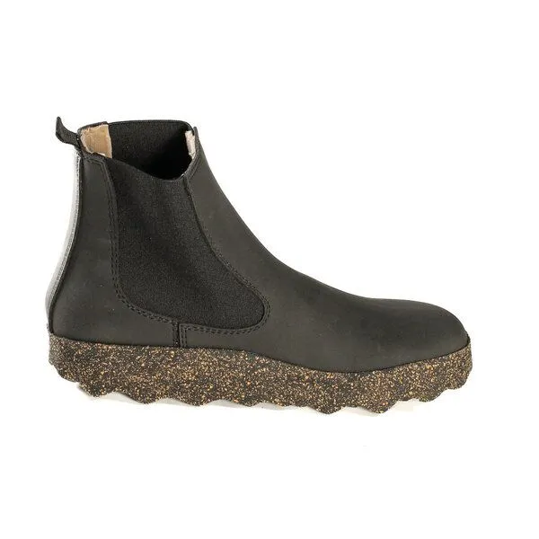 ASPORTUGUESAS ASPORTUGUESAS vegane Barefoot Chelsea Stiefel CIVET, Schwarz, – Produktbild 3 von 4