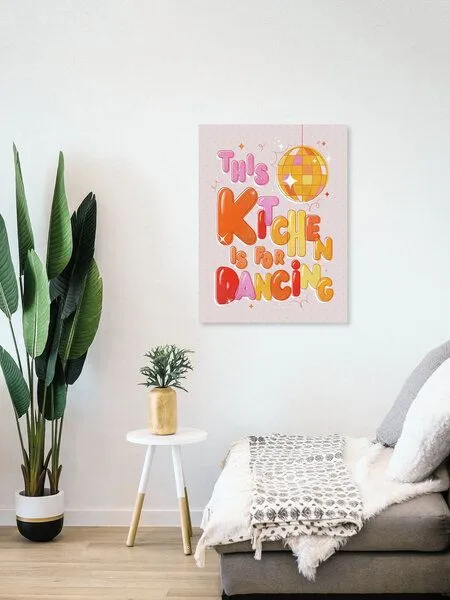 Photocircle Photocircle Poster / Leinwandbild - This Kitchen Is For Dancing – Produktbild 4 von 4
