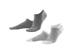 Living Crafts LIVING CRAFTS - Damen Sneaker-Socken, 2er-Pack - Grau (98% Bio-Baumwolle; 2% Elasthan), Nachhaltige Mode, Bio Bekleidung – Produktbild 1 von 1