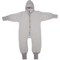Cosilana Cosilana Kleinkinder Fleece Overall kbT Schurwolle Bio Baumwolle, Grau-melange, – Produktbild 1 von 1