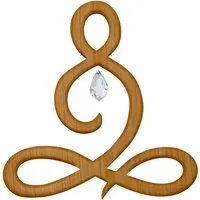 Sternengasse Buddha aus heimischem Laubholz, Holzdeko mit Kristall Maße 13,5 x 13 x 1,2 cm – Produktbild 1 von 1