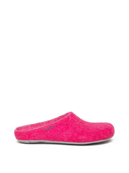 Magicfelt Magicfelt Filz-Hausschuh AP 701 aus 100% Merino-Wolle Pantoffeln für Damen & Herren mit Ledersohle, Pink, – Produktbild 2 von 6